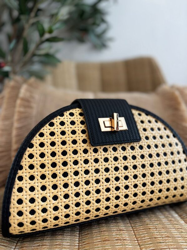 Bolso RAFIA negro