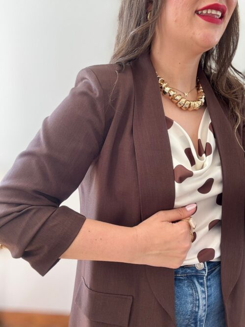 Blazer CHOCOLATE