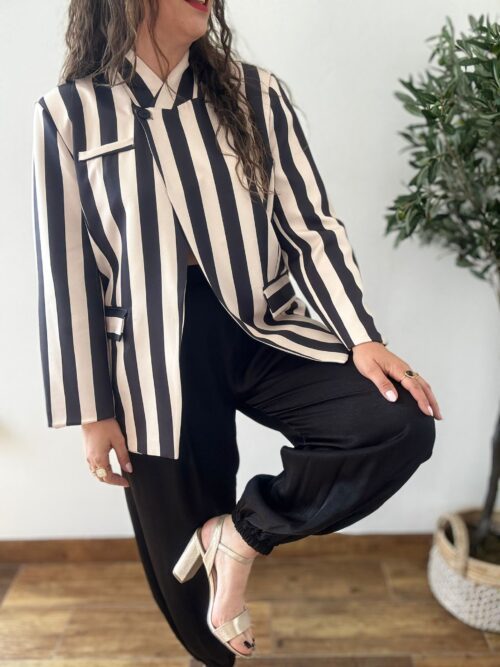 Pantalones BOMBACHOS satén negro