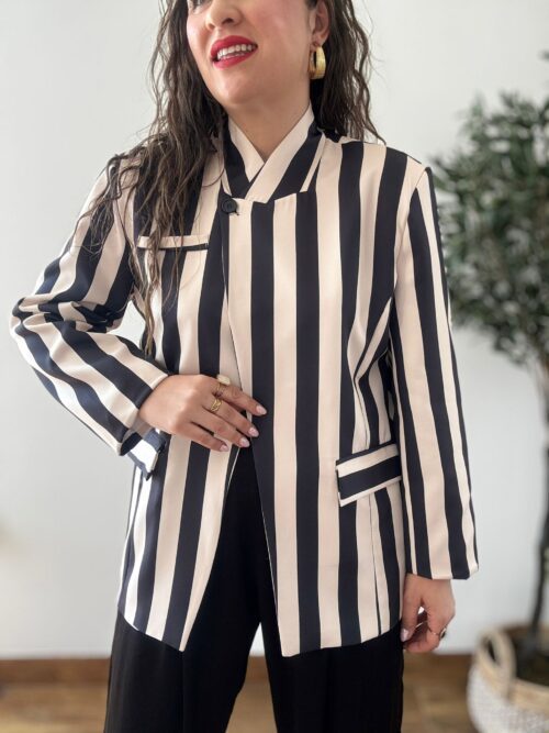 Americana CRUZADA rayas