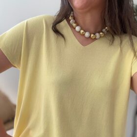 Maxi JERSEY hilo amarillo