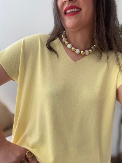 Maxi JERSEY hilo amarillo