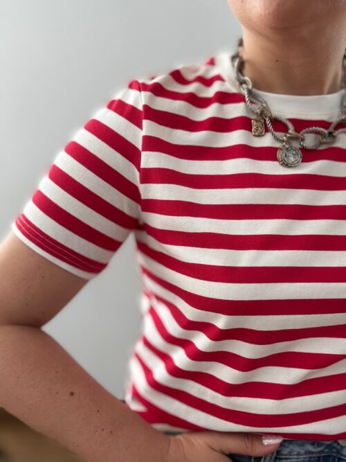 Camiseta NAVY roja