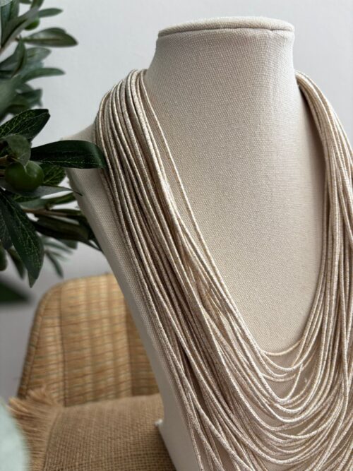 Collar hilitos CHAMPAGNE