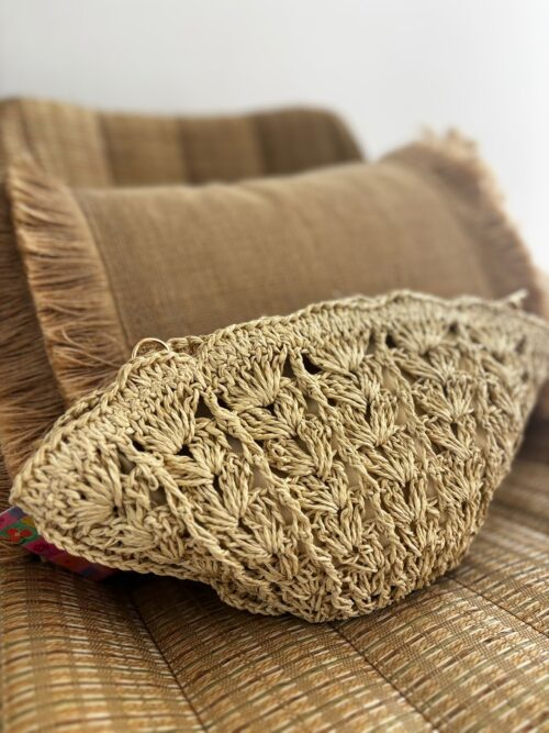 Bolso CONCHA rafia
