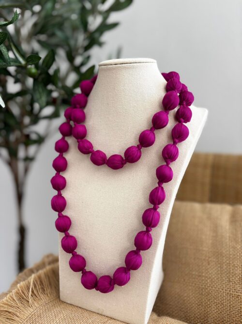 Collar BOLAS MORADO
