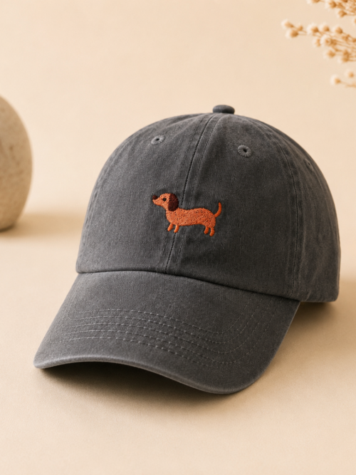 Gorra PERRITO gris denim