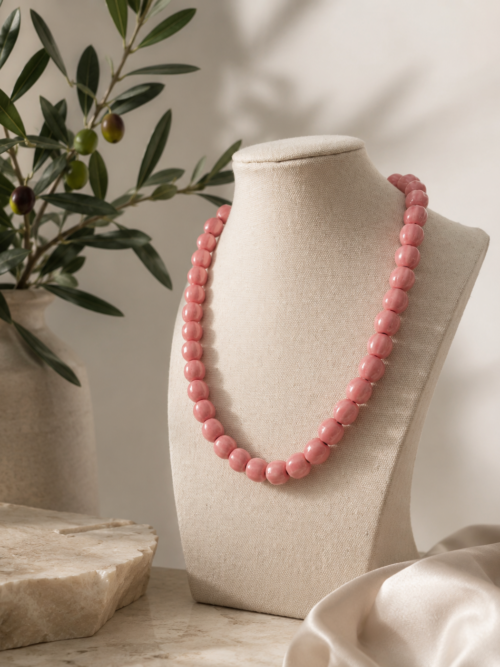Collar CERÁMICA rosa