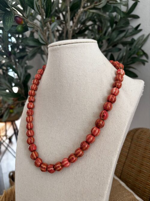 Collar CERÁMICA coral