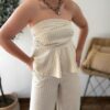 Conjunto HONOR raya beige