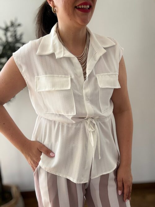 Camisa SAFARI blanca