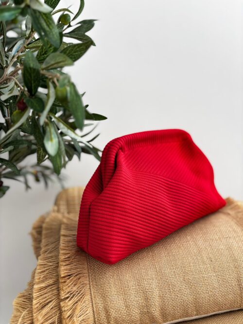 Bolso ROJO tejido