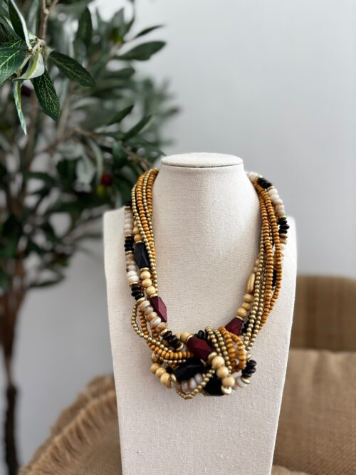 Collar NUDO madera