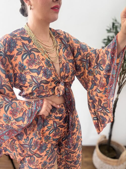 Conjunto HINDÚ coral