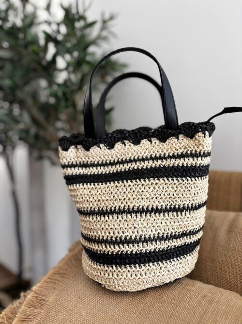 Bolso RAFIA bicolor