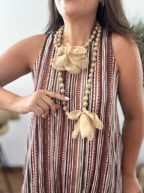 Collar FLOR tela