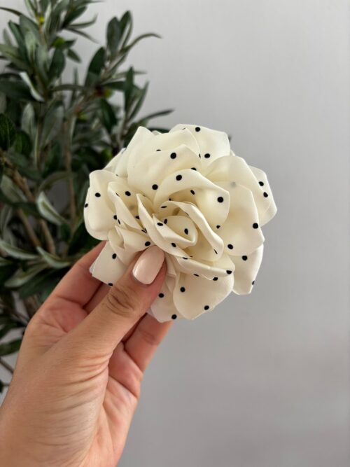 Pinza FLOR lunares