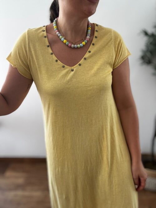 Vestido ESTRELLAS amarillo