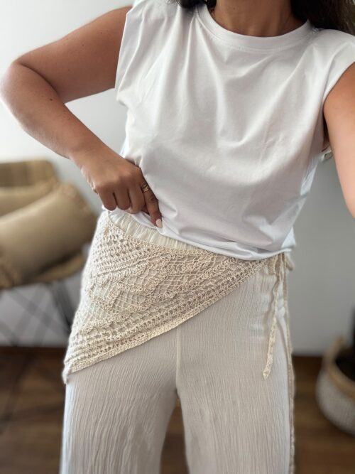 Pantalón BAMBULA pañuelo crochet