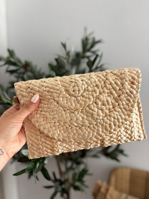 Cartera RAFIA clara