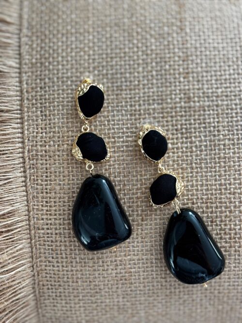 Pendientes PIEDRAS negras