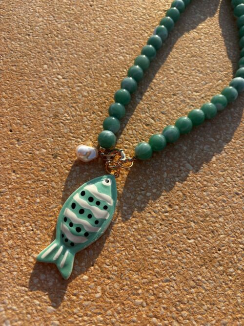 Collar PESCAITO turquesa