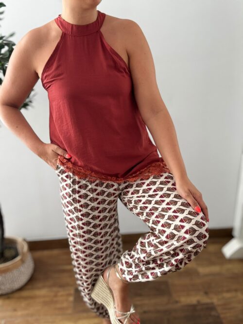 Pantalón ESTAMPADO bombacho