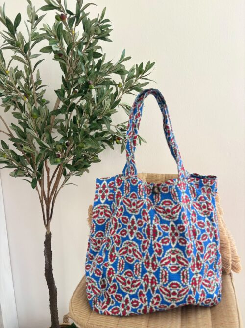 Bolso IKAT ÉTNICO azul