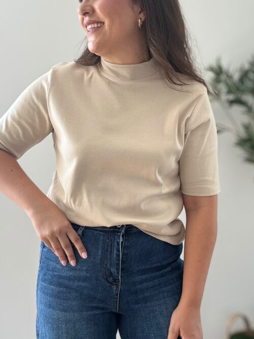 Camiseta CISNE beige