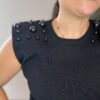 Top PERLAS negro