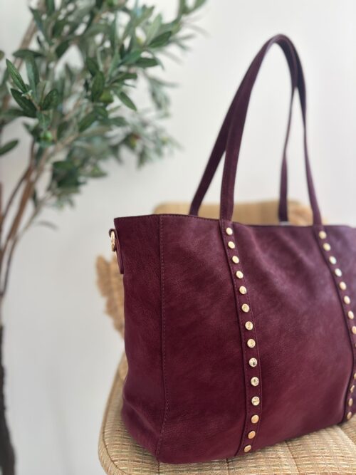 Bolso TOTE burdeos