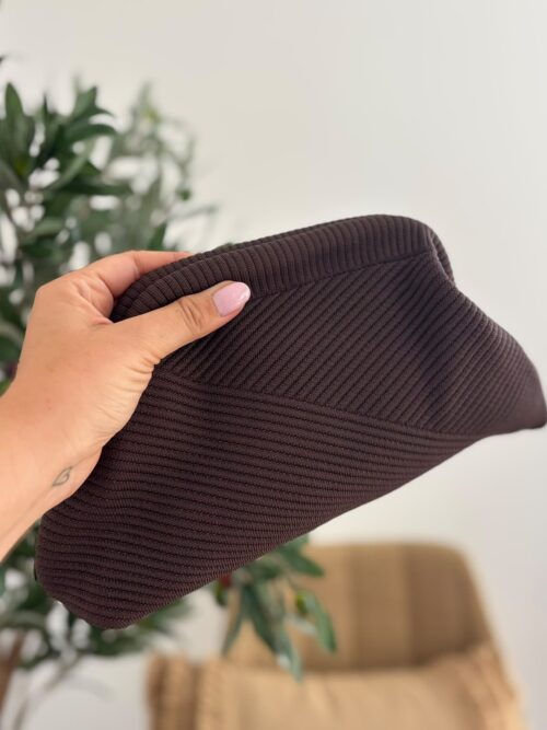 Bolso TEJIDO chocolate