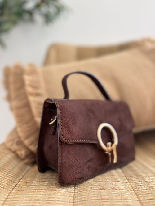 Bolso CHOCOLATE mini serraje