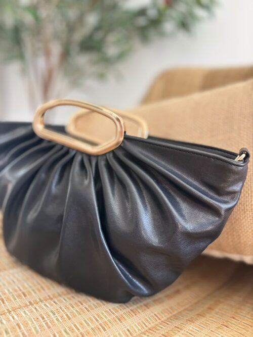 Bolso ASA rígida dorada