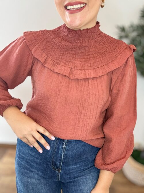 Blusa ENGOMADA caldera
