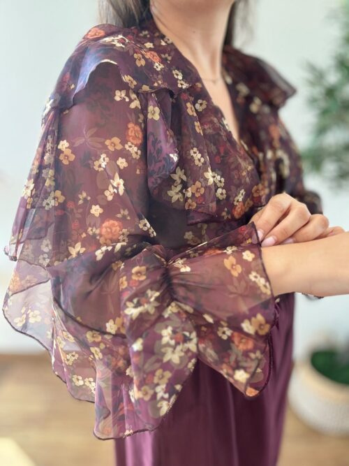 Camisa FLORAL gasa