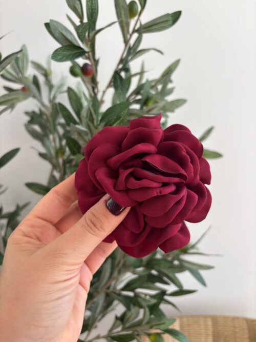Pinza FLOR burdeos