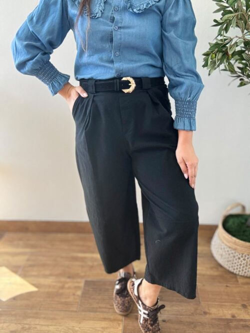 Pantalón BARREL negro