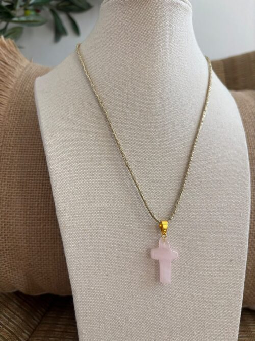 CRUZ piedra rosa