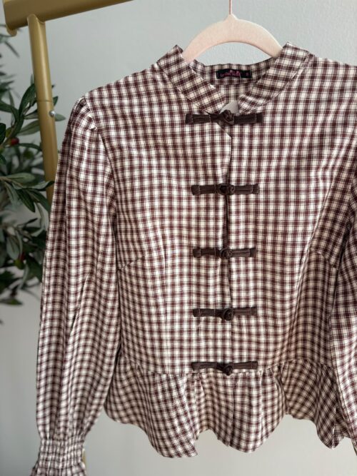 Camisa VICHY MAO chocolate